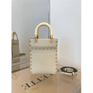 fendi metal stitching mini sunshine tote bag 8BS051