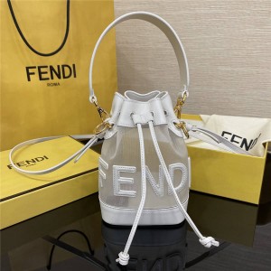 FENDI MON TRESOR mesh cloth bucket bag 8BS010