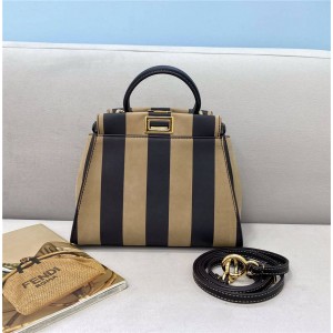 FENDI striped PEEKABOO ICONIC mini handbag