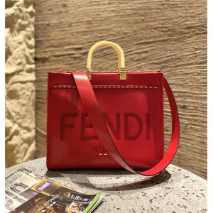 FENDI Shopper Medium Tanabata Sunshine Shopping Bag 8BH386