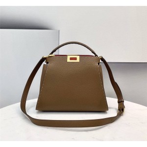 fendi PEEKABOO ESSENTIALLY outer stitch handbag 8BN302