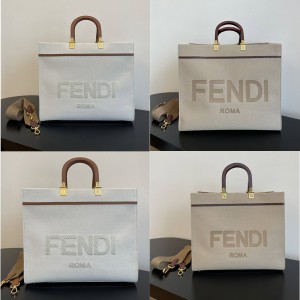 fendi Sunshine canvas shopping bag 8BH386/8BH372