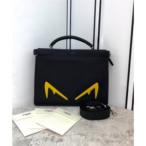 FENDI PEEKABOO Bag Bugs Eye Monster Slim Briefcase