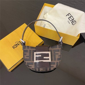 FENDI new middle and ancient flower ingot bag