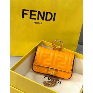 FENDI orange NANO BAGUETTE charm bag decoration 7AR844