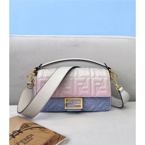 fendi BAGUETTE gradient FF leather handbag 8BR600