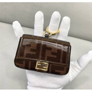 Fendi fabric coated NANO BAGUETTE charm 7AR844