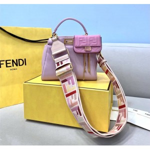 FENDI PEEKABOO ICONIC Mini Kitten Bag Pink 8BN244