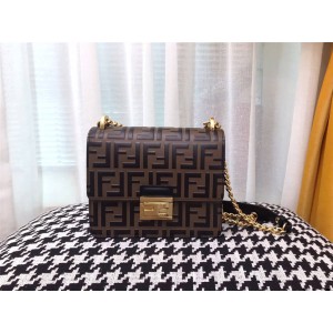 FENDI FF LOGO KAN U Small Chain Bag 8M0417