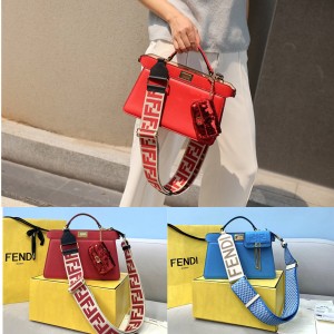 FENDI PEEKABOO ISEEU EAST-WEST leather handbag 8BN323