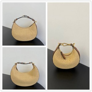 FENDI 8BR799/8BR798/7AS089 Fendigraphy Woven Handbag