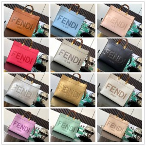 FENDI 8BH386 Sunshine Medium Shopping Bag Tote Bag