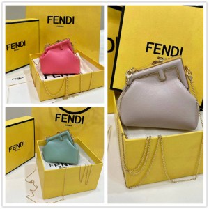 Fendi 7AS051 FIRST NANO Mini Chain Handbag 80018