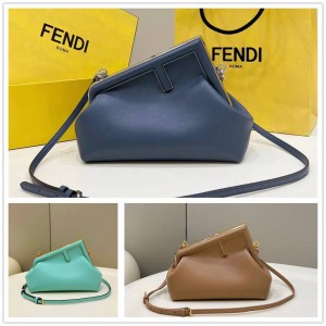 Fendi 8BP129 First Small genuine leather dinner bag handbag 80018