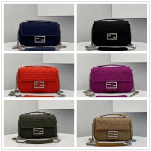Fendi 8BR793 Skims Co branded Baguette New Chain Handbag