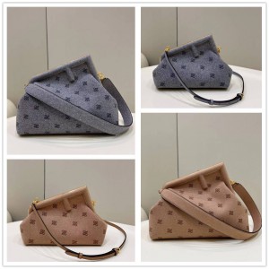 Fendi 8BP127/8BP129 flannel FIRST small/medium handbag 80031