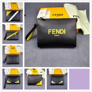 FENDI 7VA491 Little Monster Eye Diagonal Handbag 368568