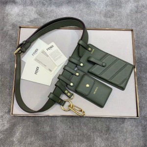 Fendi ladies belt multi-function catwalk limited edition pocket belt 8C0593
