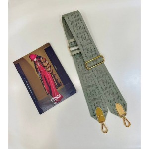 FENDI FF Logo Iconic Wide Shoulder Strap 916