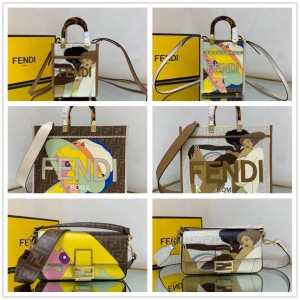 FENDI BAGUETTE Sunshine Limited Edition Handbag