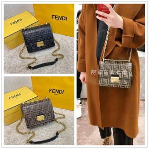 FENDI 8M0417 KAN U Small Chain Bag Organ Bag 8840