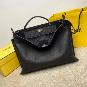 FENDI 7VA476 PEEKABOO ICONIC ESSENTIAL Large Briefcase