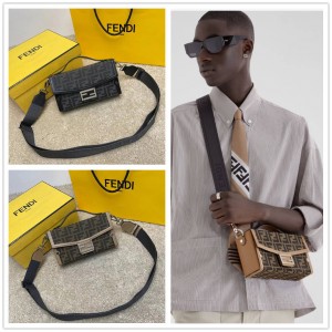 FENDI 7VA565 Baguette Soft Trunk Men's Box Bag