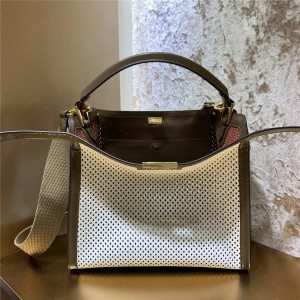 Fendi Hollow PEEKABOO X-LITE Medium Handbag 8BN310