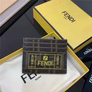 fendi 19FW new LGOG printed coin purse card holder 7M0164