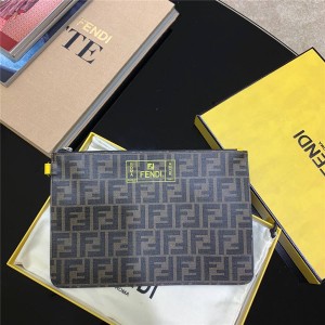 fendi men's casual small zipper storage bag clutch 7N0078