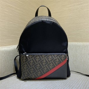 fendi official website men's presbyopia stitching nylon backpack 7VZ042