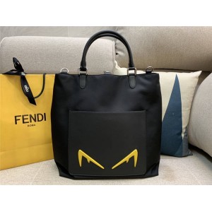 FENDI official website nylon devil eyes handbag tote bag 7VA468
