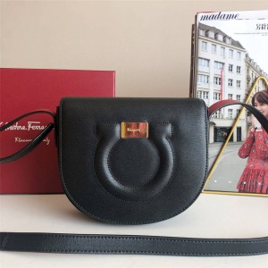 Ferragamo Bag Mini GANCINI Handbag Saddle Bag 22D522