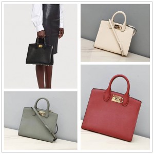 Ferragamo 211425 new Studio Box handbag