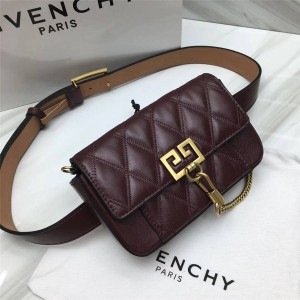 Givenchy official website new mini diamond quilted leather handbag