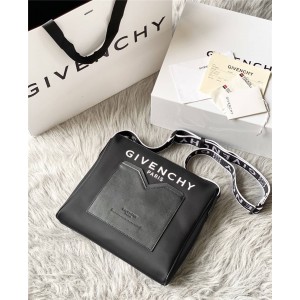 Givenchy nylon and leather printed monogram crossbody bag