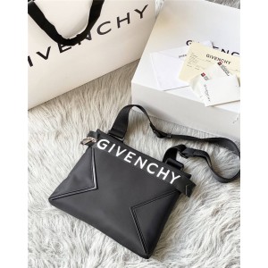 Givenchy new men's bag letter printing casual nylon crossbody bag