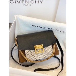 Givenchy official website new splicing snakeskin GV3 chain bag
