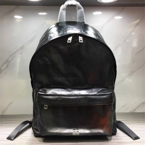 givenchy men's vintage pleated cowhide oil wax leather backpack
