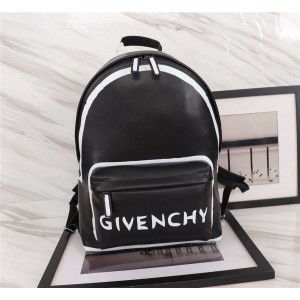 givenchy official website men's letter LOGO logo printed leather backpack