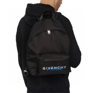 Givenchy men's backpack nylon printed PARIS back bag