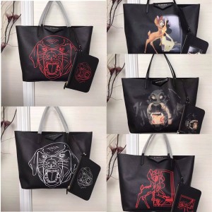 Givenchy official website dog head fawn BAMBI TOTE shopping bag