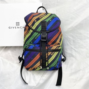 Givenchy official website men's CHAÎNE color backpack