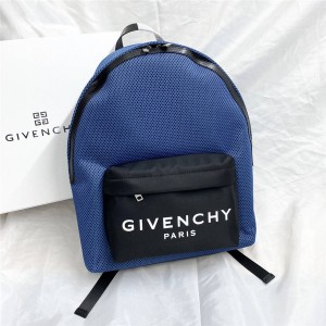 Givenchy official website men's nylon and leather backpack