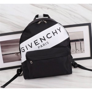 givenchy nylon letter print backpack