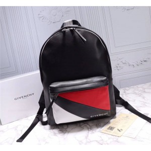 Givenchy new color-block leather men's backpack
