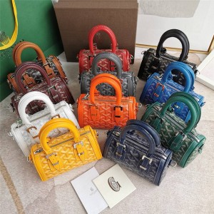 goyard official website new mini mini Boston pillow bag