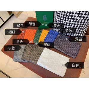 Goyard official website new PVC zipper clutch