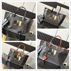 Goyard SAINT LOUIS Graffiti Handdrawn Doodle Shopping Bag Tote Bag