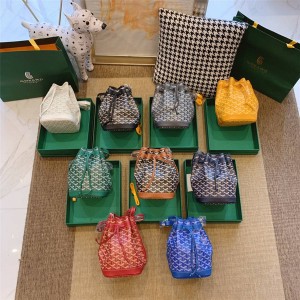 Goyard Petit Flot drawstring bucket bag